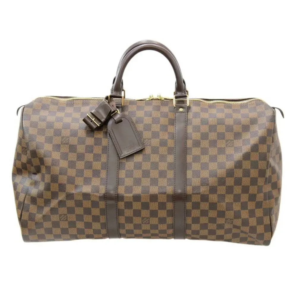 LOUIS VUITTON Brown Damier Keepall 50 Boston Bag